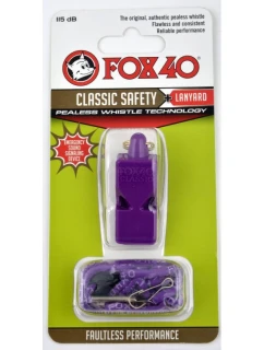 Píšťalka FOX Classic + šňůra 9903-0808 fialová