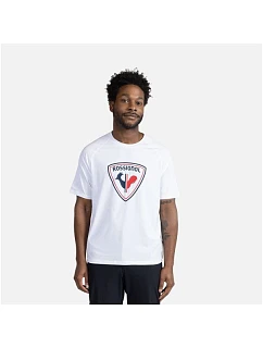 Pánské tričko ROSSIGNOL Westweg Shield Tee, bílé