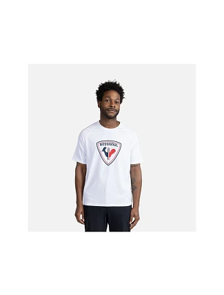 Pánské tričko ROSSIGNOL Westweg Shield Tee, bílé