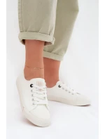 Dámské tenisky z eko kůže Big Star TT274023 Bílé