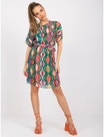 Dámské šaty-DHJ-SK-9651.51-zelené Dámské šaty-DHJ-SK-9651.51-zelené