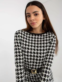 Dámské šaty TW SK BL 1007 .32P černobíle - FPrice