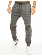 Pánské tmavě šedé tepláky FashionStreet UX2722