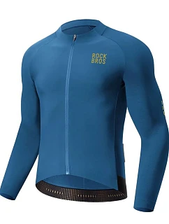 Rockbros YDWT020 Diamond podzimní/zimní cyklistická bunda velikost S - modrá