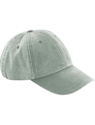 Beechfield B 655B Dětská 6 panelová nízkoprofilová kšiltovka 53.655B vintage sage green Beechfield B 655B Dětská 6 panelová nízkoprofilová kšiltovka 53.655B vintage sage green