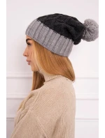 Milano fleecová čepice K203 graphite+grey