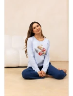 Pyžamo Regina 728 long/r S-XL Z25/26 dámské