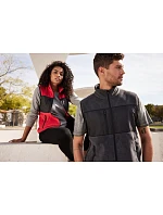 Daiber JN 1310 Pánská fleecová vesta 02.1310 red/black
