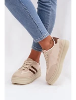 Dámské tenisky na platformě Béžové Galleria