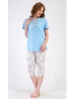 Dámské pyžamo kapri Alex Dámské pyžamo kapri Alex