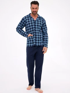 Cornette pyžamo 114/81 dlouhé/r S-2XL pánské rozepínací