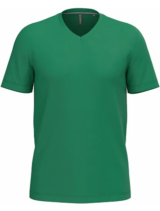 Kariban K 357 Pánské tričko s výstřihem do V 20.K357 kelly green Kariban K 357 Pánské tričko s výstřihem do V 20.K357 kelly green