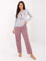 Pyžamo DU PI FP 001.48 šedé