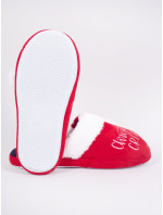 Yoclub Dámské vánoční pantofle OKL-X109K-3200 Red