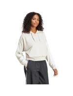 Dámská mikina adidas Essentials French Terry Quarter-Zip Hoodie beige JN1958