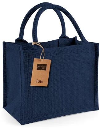 Westford Mill W 412 Jutová nákupní taška Mini 50.0412 navy/navy Westford Mill W 412 Jutová nákupní taška Mini 50.0412 navy/navy