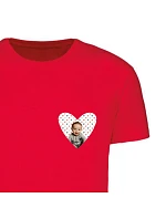 Personalizované pánské tričko s výřezem fotky na podkladu Personalizované pánské tričko s výřezem fotky na podkladu