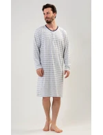 Pánská noční košile s dlouhým rukávem Filip