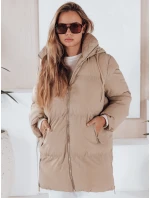 Dámská prošívaná bunda LETLIS béžová FashionStreet TY3247 Dámská prošívaná bunda LETLIS béžová FashionStreet TY3247