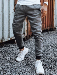 Pánské antracitové teplákové kalhoty FashionStreet UX4423