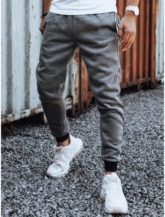 Pánské antracitové teplákové kalhoty FashionStreet UX4423