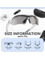 Sportovní brýle Rockbros 0089 silver polarised