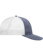 Daiber MB 6244 6 panelová síťovaná kšiltovka 03.6244 navy melange/white