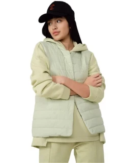 Dámská vesta W HOL22 KUDP600 42S Světle zelená - Outhorn