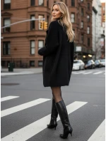 Dámský alpakový kabát RITA II black FashionStreet NY0669 Dámský alpakový kabát RITA II black FashionStreet NY0669