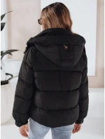 Dámská prošívaná zimní bunda s kapucí černá FashionStreet TY5064