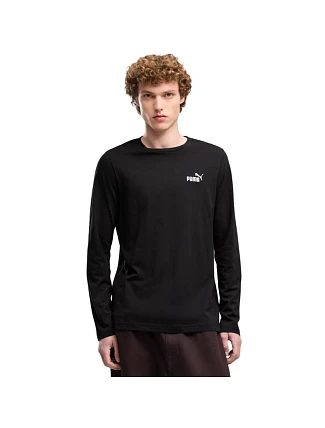 Pánské tričko Puma ESS No. 1 Logo Longsleeve Tee, černé, 682546 01 Pánské tričko Puma ESS No. 1 Logo Longsleeve Tee, černé, 682546 01