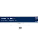 NEOBLU Charlie Pouzdro na mobilní telefon s držákem na karty 24.3797 deep black NEOBLU Charlie Pouzdro na mobilní telefon s držákem na karty 24.3797 deep black