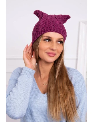 Rabbid fleecová čepice K237 tmavě fialová Rabbid fleecová čepice K237 tmavě fialová