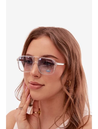 Dámské sluneční brýle s UV filtrem Průhledné