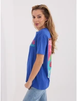 Tričko D12022AH02645W tmavě modré