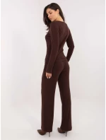 Jumper SM SW A1568.79 tmavě hnědý