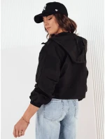Dámská přechodová bunda s kapucí ISCAR černá FashionStreet TY4209