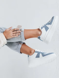Dámské tenisky na platformě MODNIKKI blue FashionStreet ZY1003