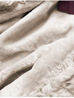 Bunda parka ve vínové bordó barvě s kožešinovou odepínací podšívkou (5M763-1)