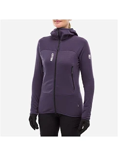 Dámská mikina MILLET Fusion Grid Hoodie ve fialové barvě