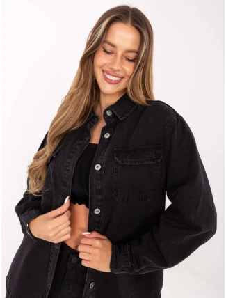 Košile D80026BI11280B158 černá