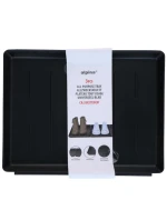 ODKAPÁVAČ NA BOTY DRŽÁK NA KVĚTINY MISKA PRO DOMÁCÍ MAZLÍČKY ČERNÁ 3 KS