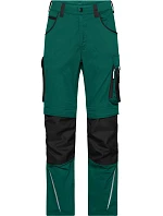 Daiber JN 1832 (42-60) Pracovní kalhoty "Modern Style" - Strong 02.132M dark green/black