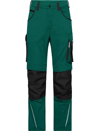 Daiber JN 1832 (42-60) Pracovní kalhoty "Modern Style" - Strong 02.132M dark green/black