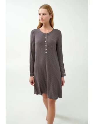 Vamp - Klasická noční košile s puntíky 21050 - Vamp Vamp - Klasická noční košile s puntíky 21050 - Vamp