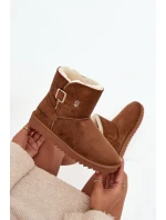 Dámské sněhule Wrangler se sponou – camel Dámské sněhule Wrangler se sponou – camel