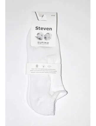Pánské ponožky Supima art.157 Bílá - Steven Pánské ponožky Supima art.157 Bílá - Steven