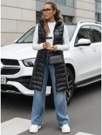 Dámská prošívaná vesta s kapucí černá FashionStreet TY5255