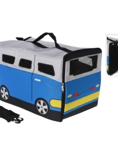 PŘEPRAVKA PRO ZVÍŘATA 52X30X32,5CM PET BUS MODRÁ
