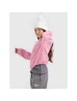 Oversize 4FHřejivý fleece se stojáčkem dívky 4F 4FJRAW25TFLEF441-54S